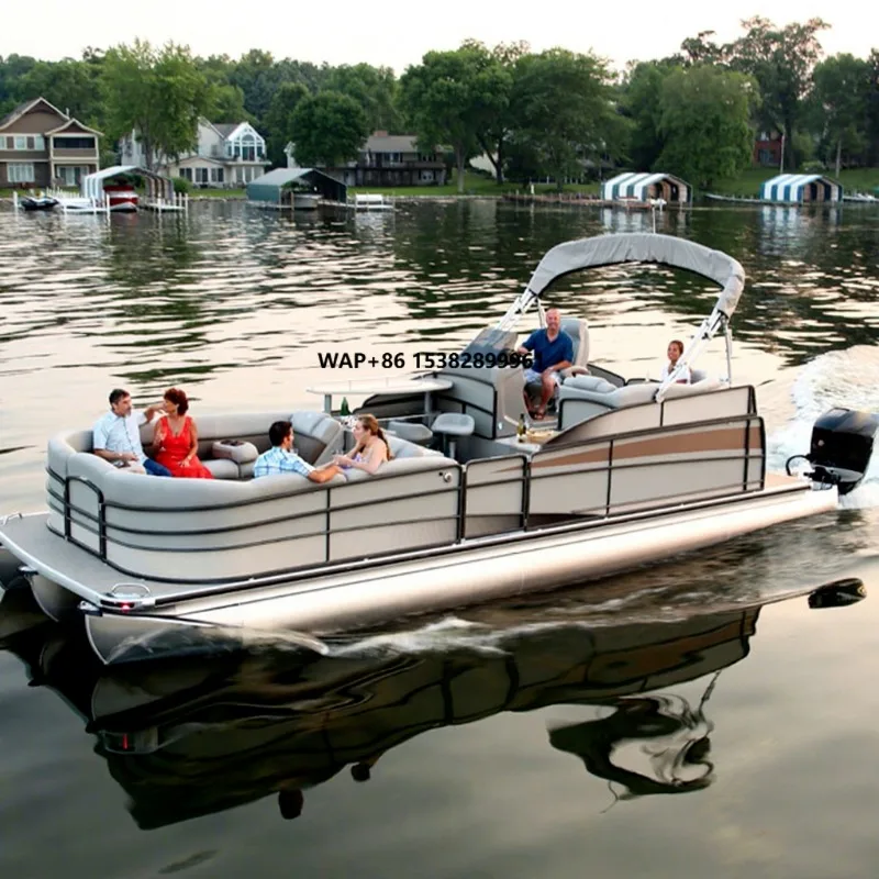 Luxury Aluminum Boat Yacht Motorboat with Aluminum Hull for Entertainment and Fishing