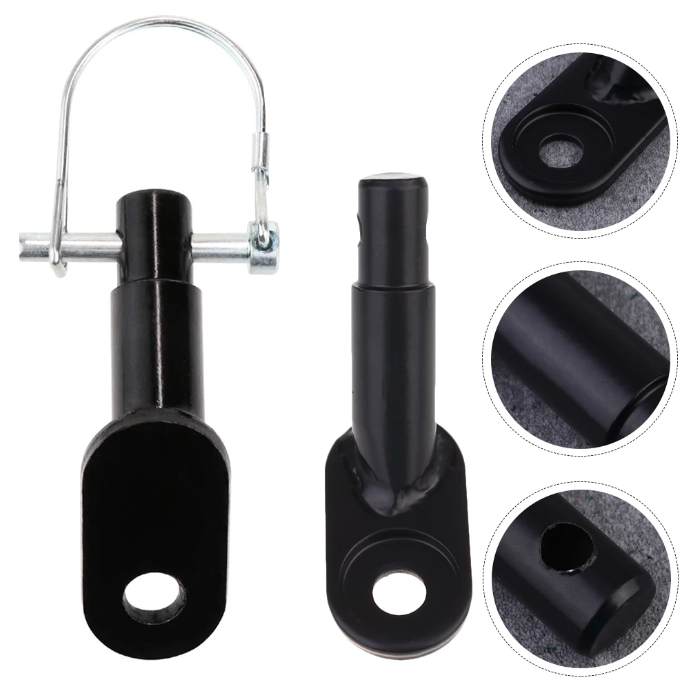 

2pcs Bike Trailer Coupler Heavy Duty Metal Attachment Universal Towing Connector Hitch Accessories For Kids Pet Trailers
