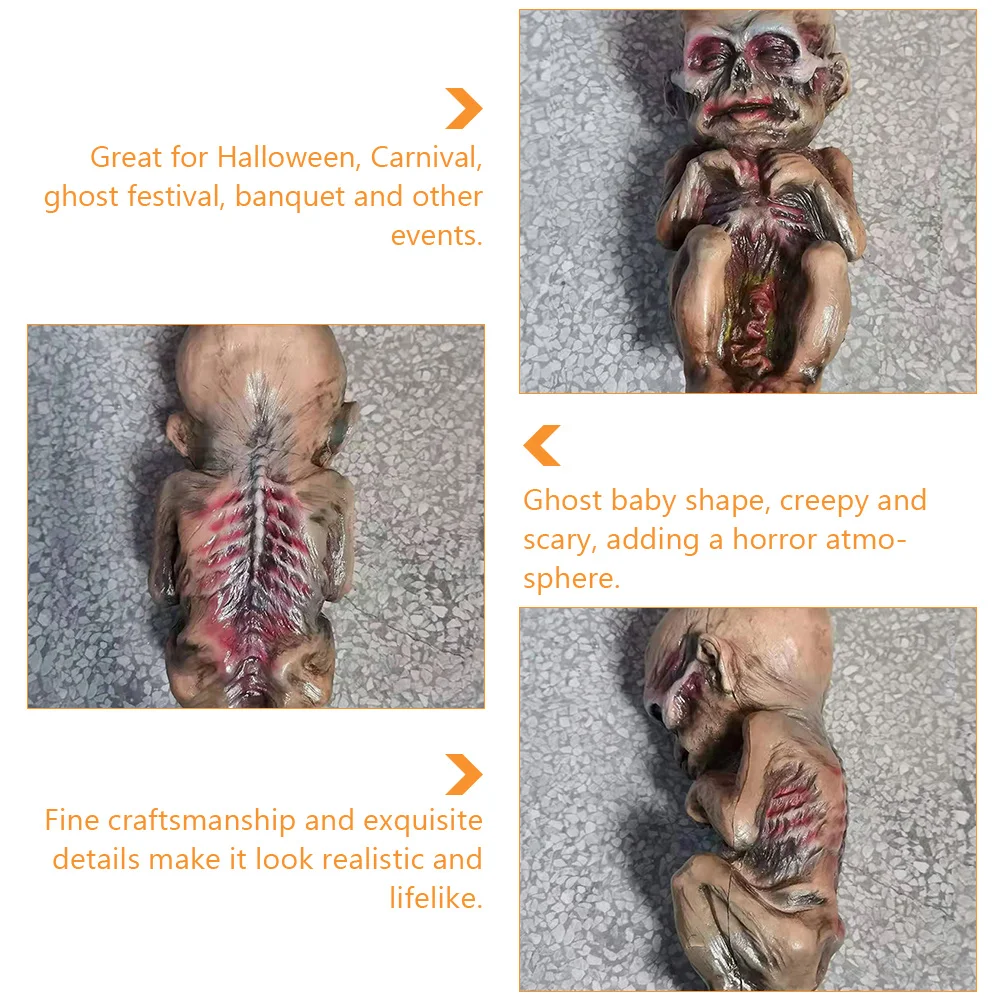 Halloween Horror Ghost Baby Toy Haunted House Ornament Decor Scary Mummy Statue Adornment Scene Layout