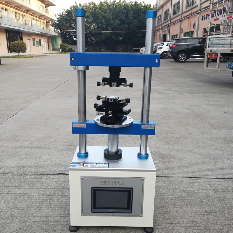 Fully automatic vertical insertion and extraction force testing machine Vertical terminal wire speed connector insertion