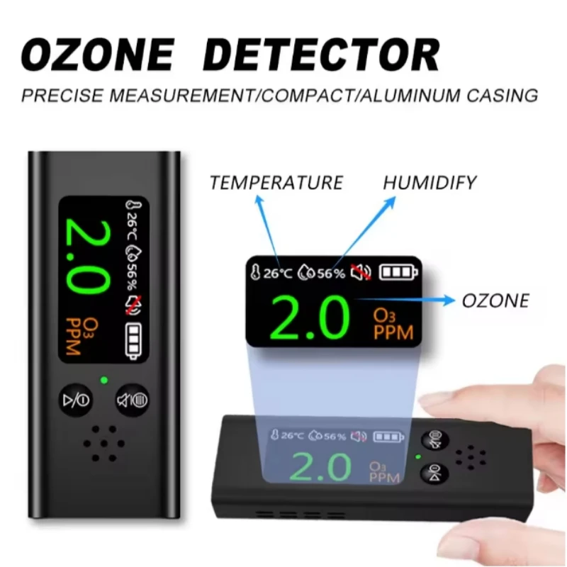 2026 NEW  Portable O  zone Detector Type-C Charging for Indoor Environment Testing  Analyzers