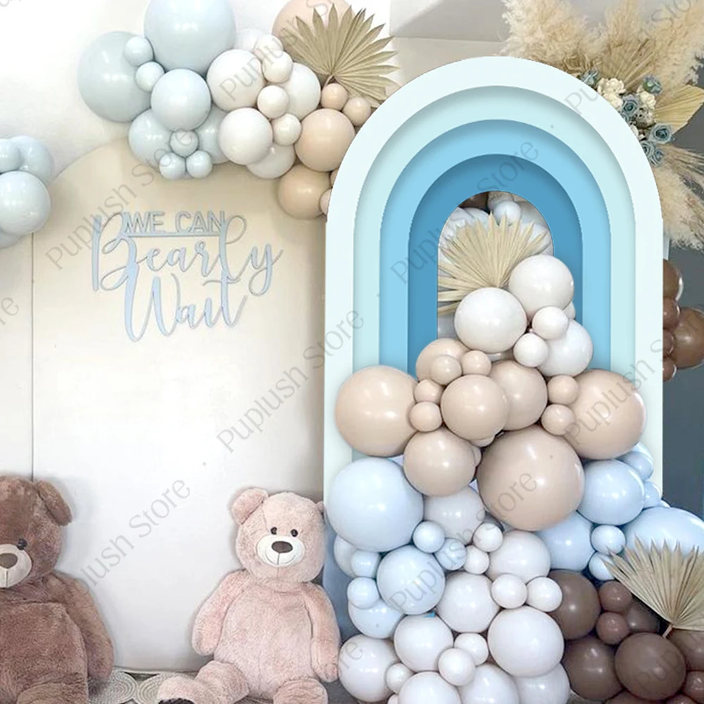 170cm Layered Backdrop Gradient Color Hollow Out Arch Background for Bridal Shower Boho Wedding Birthday Party Decor Photo Props