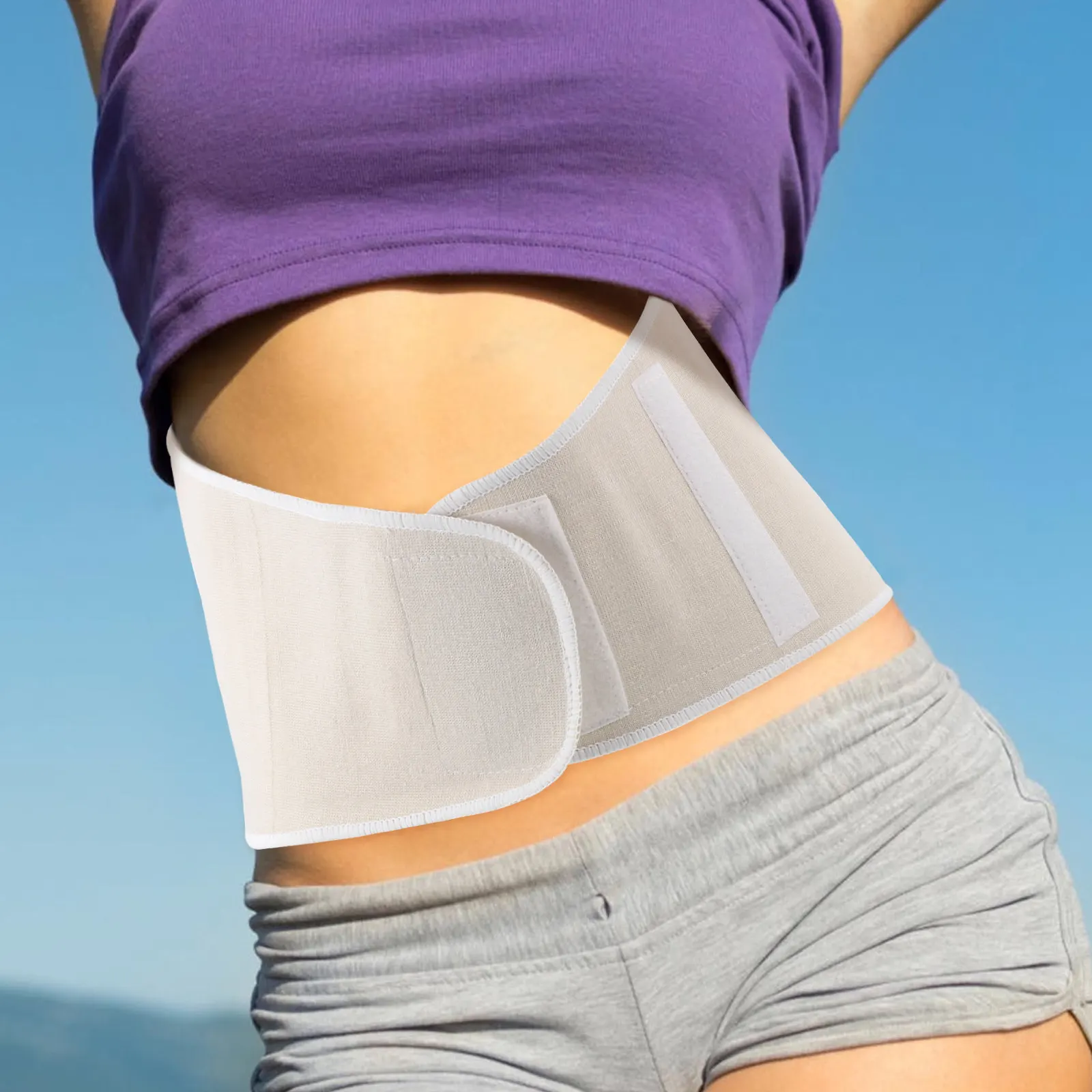 Elastic Warm Waist Band Breathable Lumbar Support Belt for Winter Spring Autumn Daily Use Comfortable Waist Wrap Back Abdomen