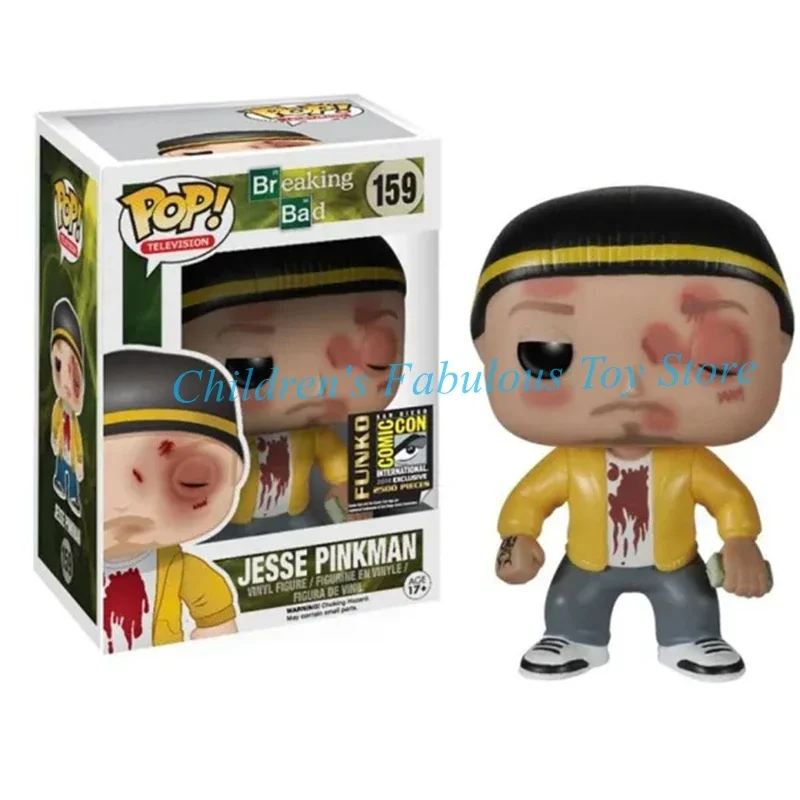 New FUNKO POP Breaking Bad Jesse Pinkman #159 Limited Walter White #160 Fring #166 Vinyl Action Figures Model Toys for kids