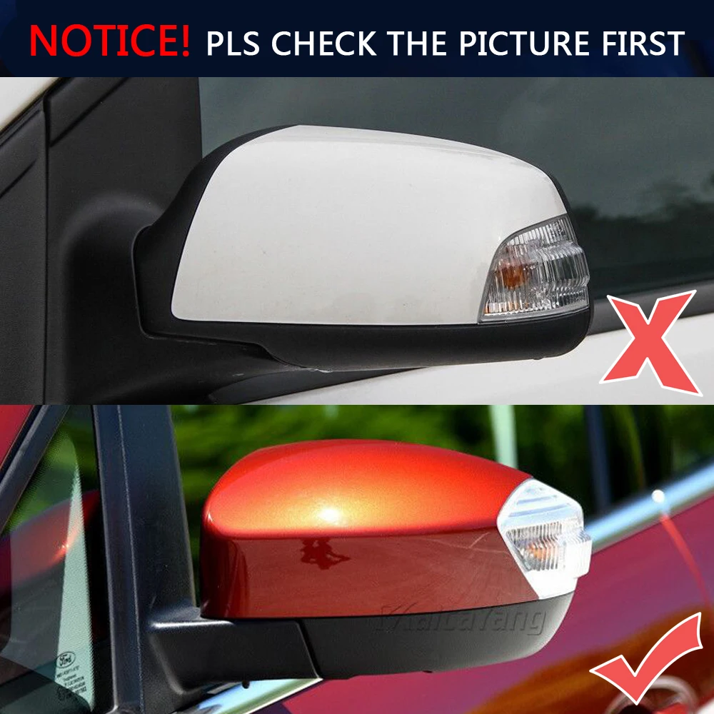 Dynamic Side Wing Mirror Indicator Light LED Turn Signal Light For Ford C-MAX Kuga C394 2008-2012 S-Max 2007 2008 2009 2010-2014