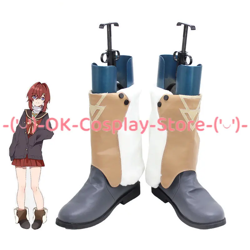 

Ange Katrina Cosplay Shoes Vtuber Cosplay Props PU Leather Shoes Halloween Boots Custom Made