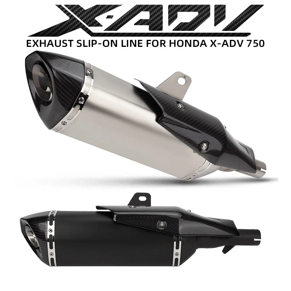 NSS750 Exhaust Slip on Line Pipe For Honda X-ADV Forza750 ADV/Forza/NSS 750 2017-2026 Motorcycle Exhausts Muffler with DB Killer