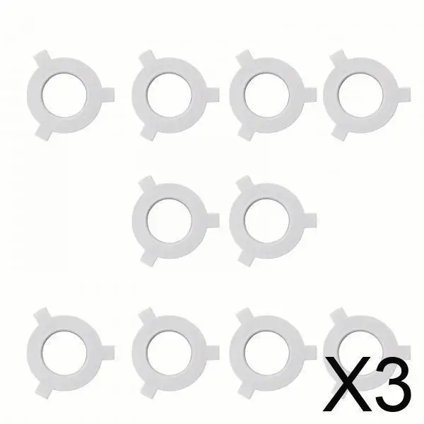 

3x10 шт. переходные кольца для абажура, шайба, замена абажура, легкие, прочные, кольца для ламп, переходные кольца