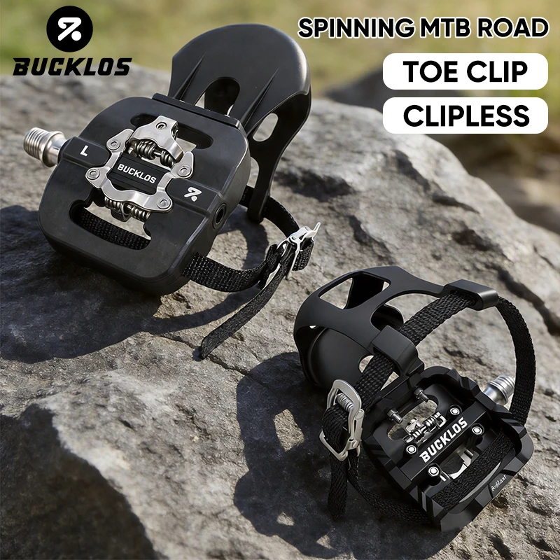 Mountain Biking For Fitness - Pedais de Bicicleta BUCKLOS de Dupla