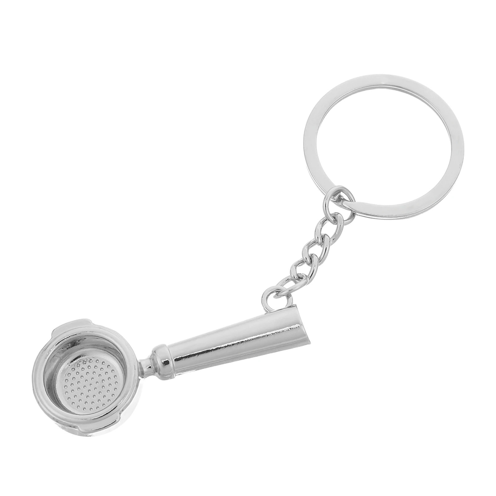 

Coffee Keychain Charm Bag Party Favors Small Gift Car Keys Keyring Stainless Steel Rings