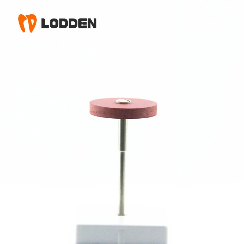 LODDEN 1pcs Red Fine Diamond Polishers for Zirconia Dental Lab Polishing Tools D1F D203F D17F Dentistry Grinding Ceramics Stones