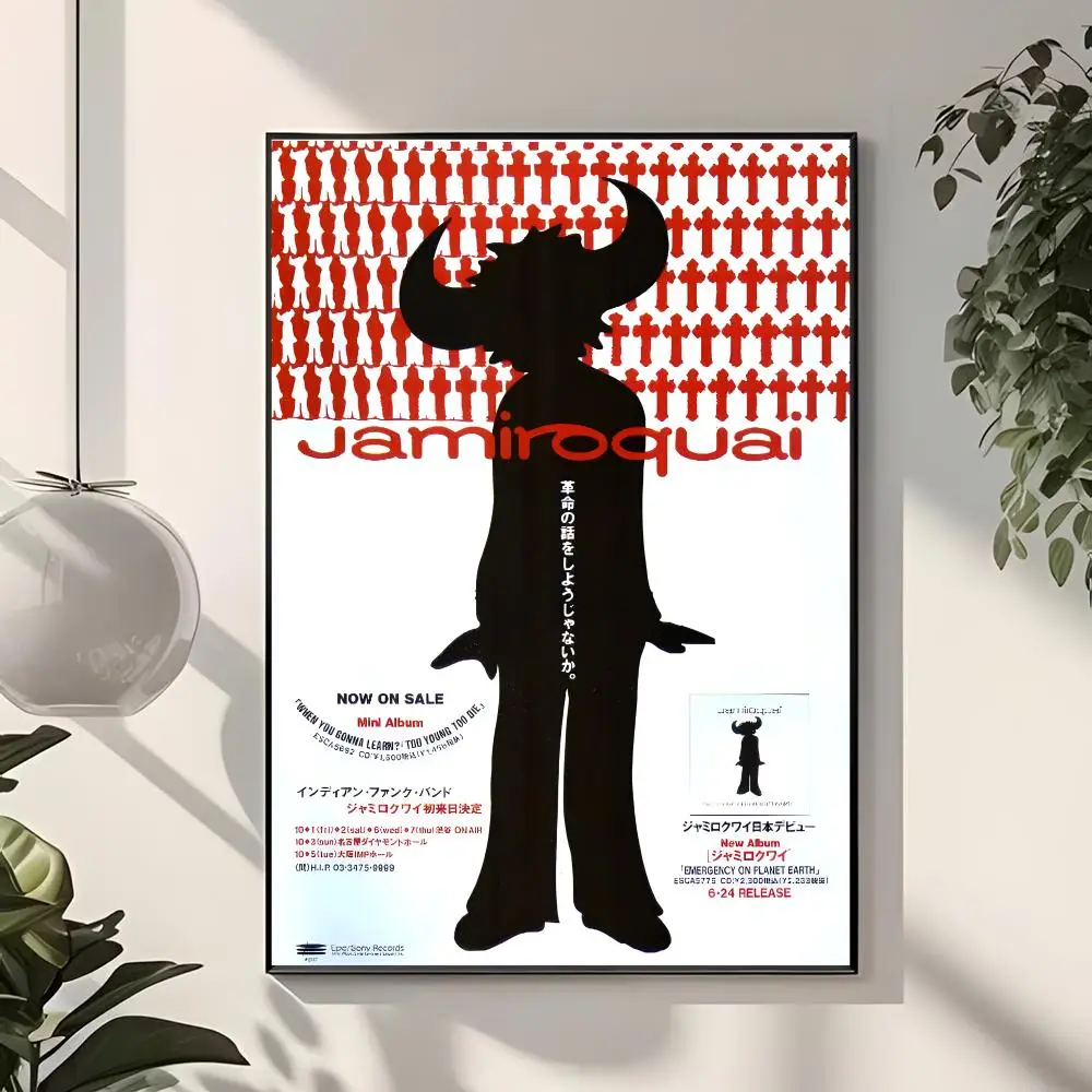 Acid Jazz Band Jamiroquai Poster Modern Home Decor & Interior Design | Wall Art Collection