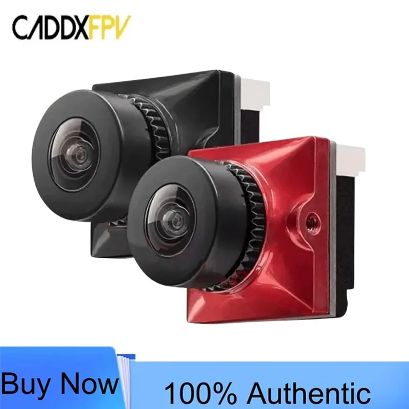 Caddx Ratel 2 V2 FPV Camera, 2.1mm Lens Super WDR 1200TVL 16:9/4:3 for 19x19mm RC Racing Drone (PAL/NTSC)