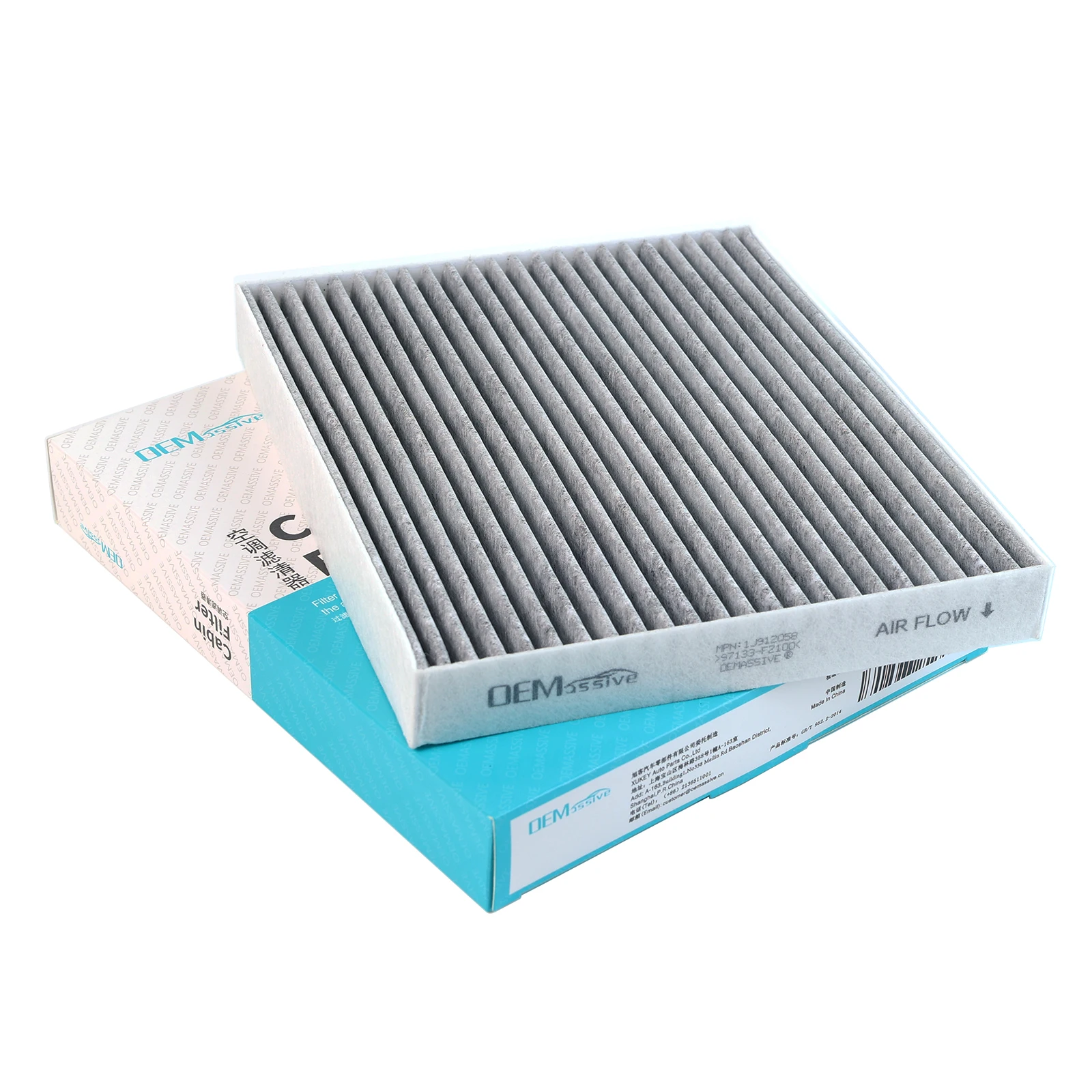 Car Accessories Activated Carbon Cabin Air Filter 97133-F2100 For Hyundai Ioniq Electric Kia Niro 2017 2018 2019 2020 2021 2022