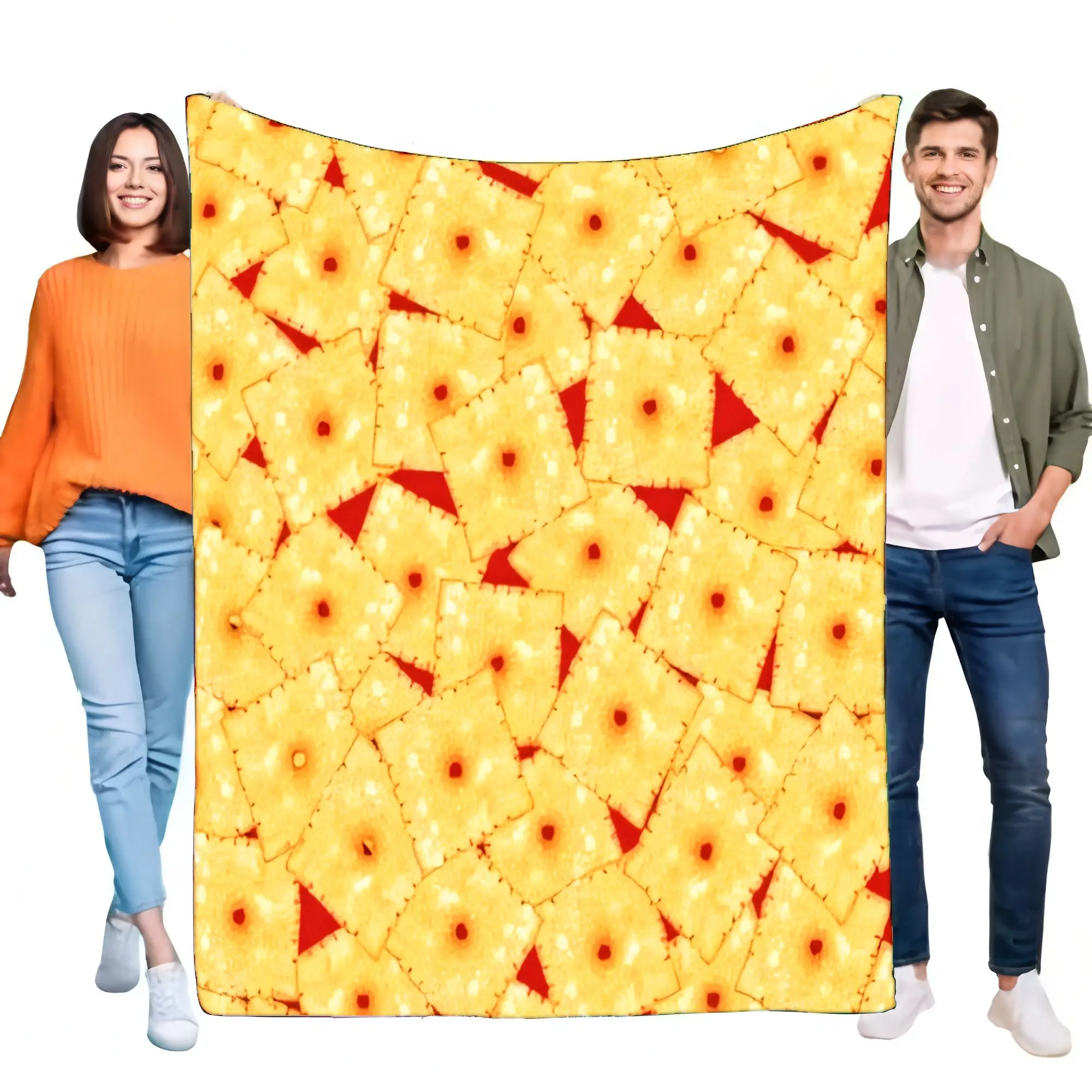 Cozy Pineapple Pattern Blanket Soft Lightweight Bed Sofa Throw Perfect for Home Decor Birthday Gift