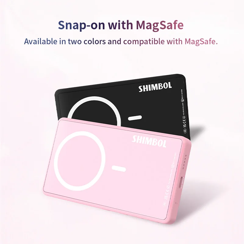 شاشة مراقبة سيلفي للهاتف Shimbol CP5 Lite II مغناطيسية مع وظيفة مكبر الصوت لهاتف iPhone Android Selfie Vlog Live Stream