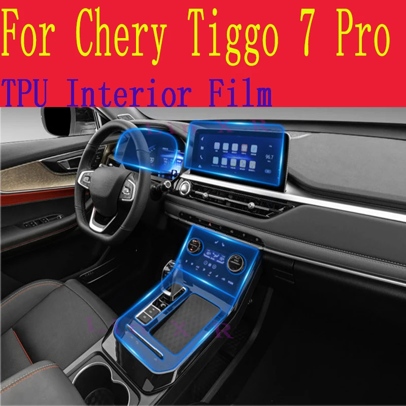 

TPU Car Gear Dashboard Gps Navigation Screen Film Protective Sticker for Chery Tiggo 4 Pro Tiggo 7 Pro Anti-scratch 2020 2021