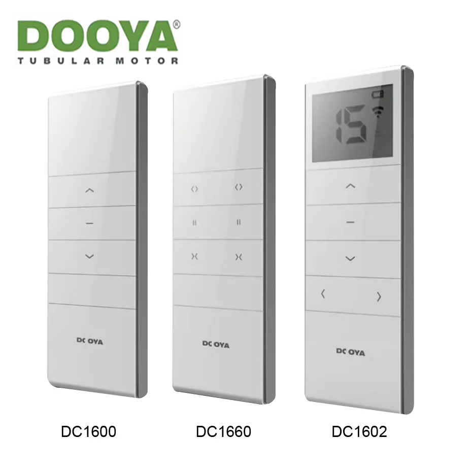 

Dooya DC1600/DC1660/DC1602 Remote Controller for Dooya RF433 Curtain Motor,for Dooya DT52E,KT/DT82TN,KT320E,DT360E,RF433 Emitter