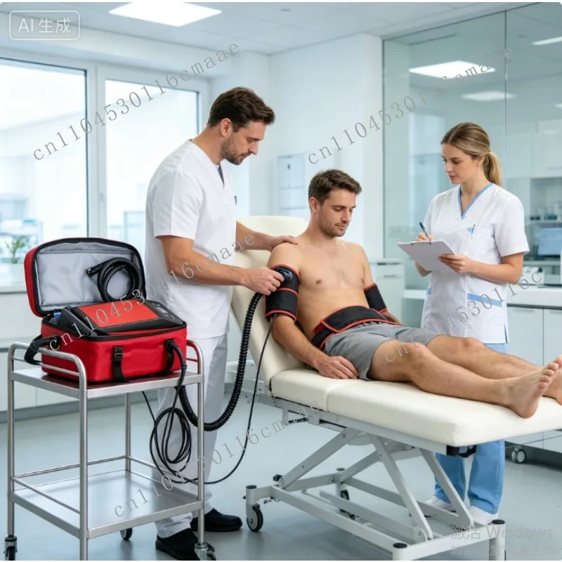 CryoPush Ice Compression Therapy Machine Cold Therapy Leg Wrap Recovery System Post Workout Device