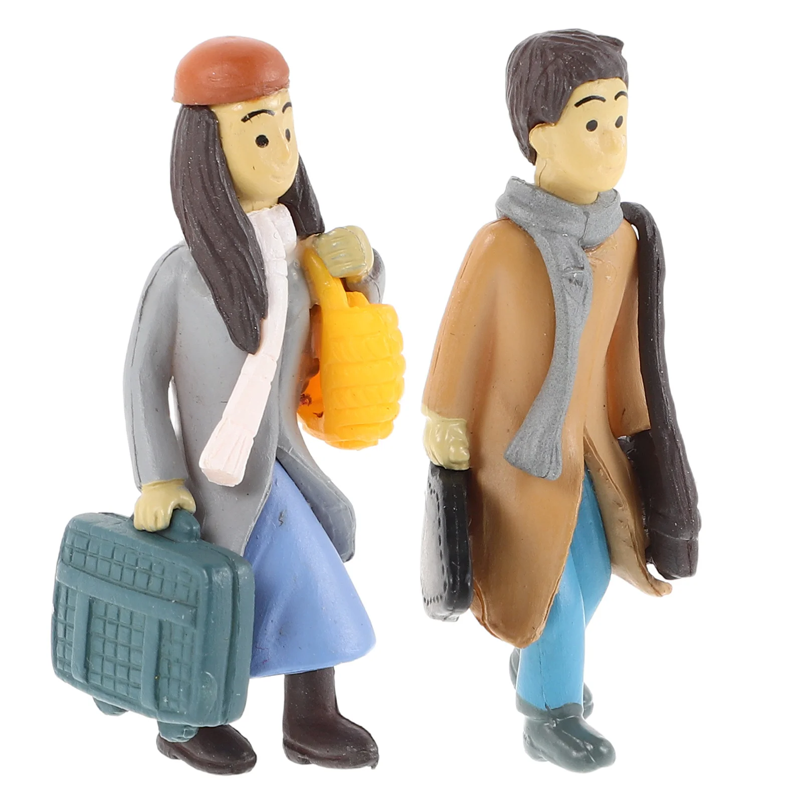 

1Pair Creative Plastic Couple Sculpture Romantic Lover Decoration for DIY Micro Landscape Home Desktop Ornament Valentines