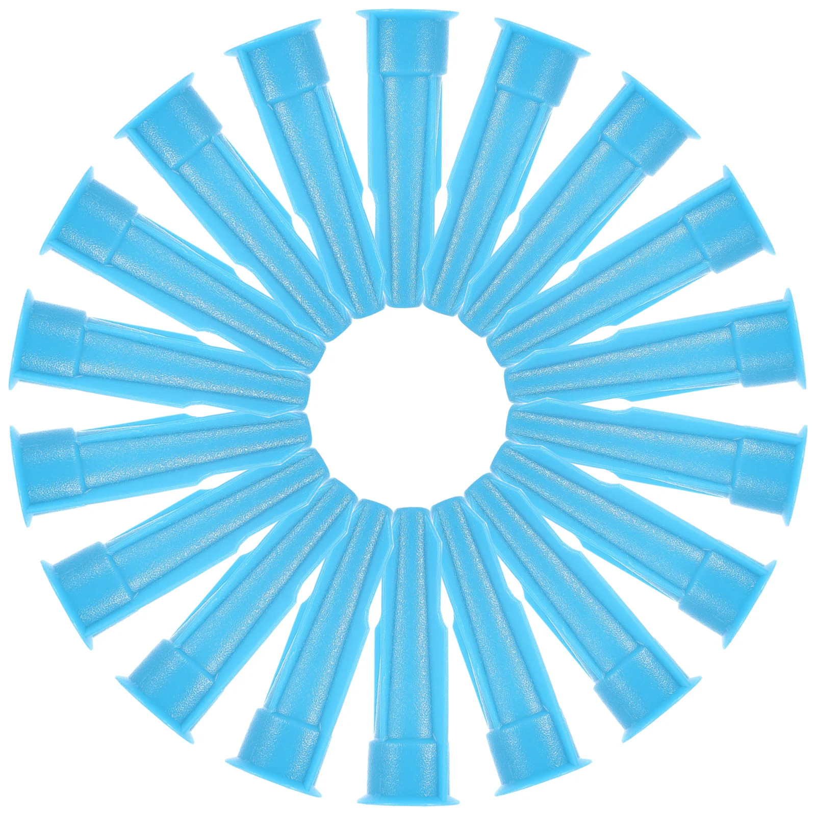 

24pcs Glass Glue Nozzle Caulking Tube Sealing Caps Blue Doors Windows Covers Sealant Tip Saver Versatile Design Long Lasting