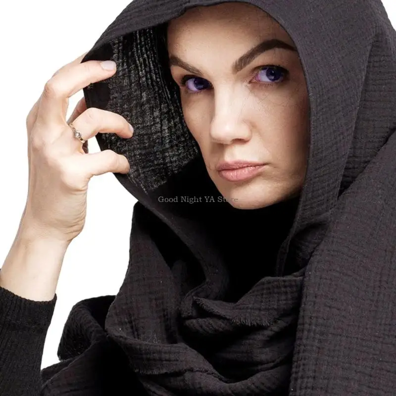 

Подростковый хлопковый шарф с капюшоном, костюмы 2в1, теплые костюмы для осени и холодной погоды