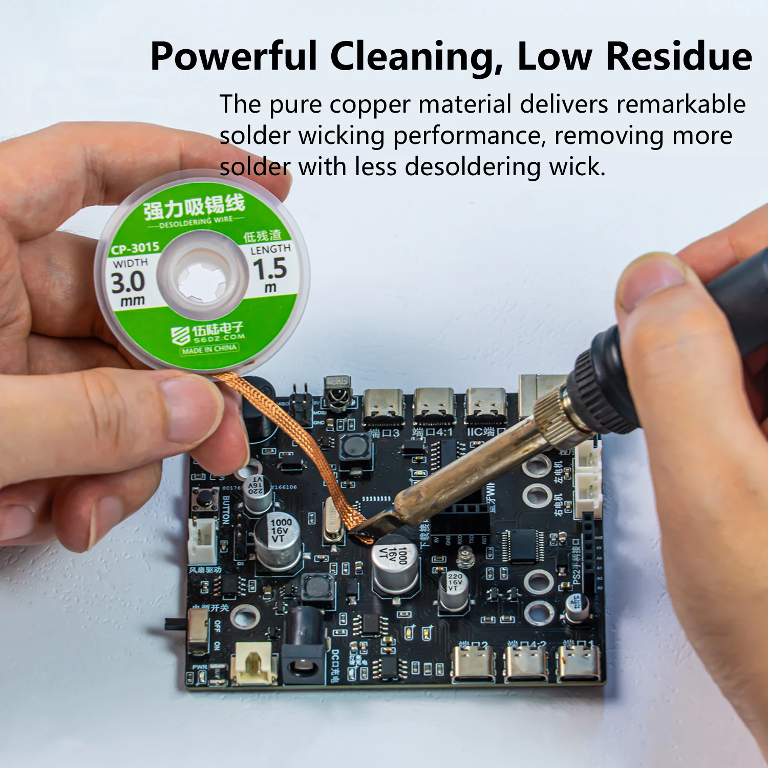 Soldering Wick Desoldering Braid Tape Copper Tin Solder Removal Braid Welding Wire Repair Tool Solder Wire