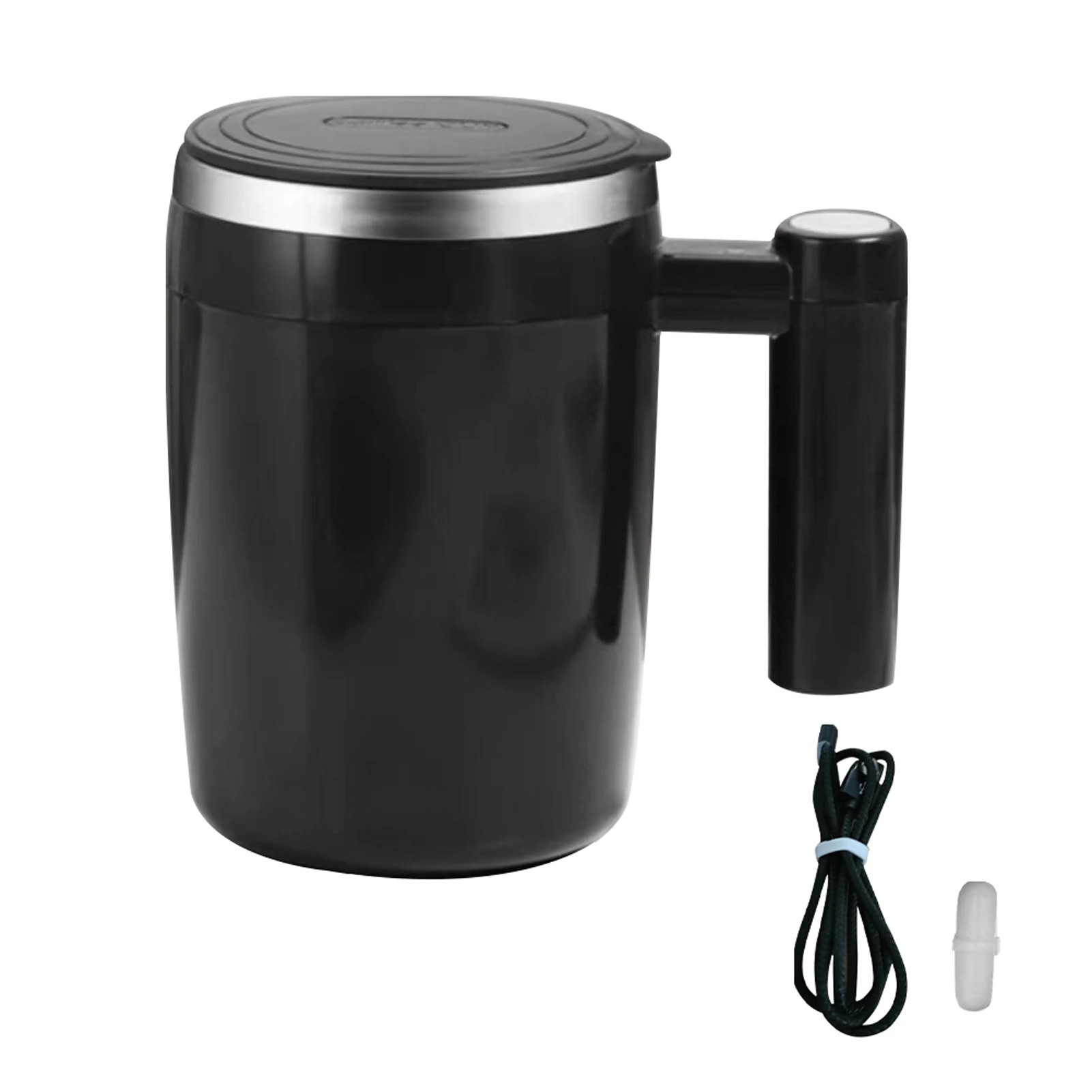 380ml Daily Easy Clean Heat Insulation USB Rechargeable Stirring Magnetic Induction Automatic Coffee Blender Brewing Cup