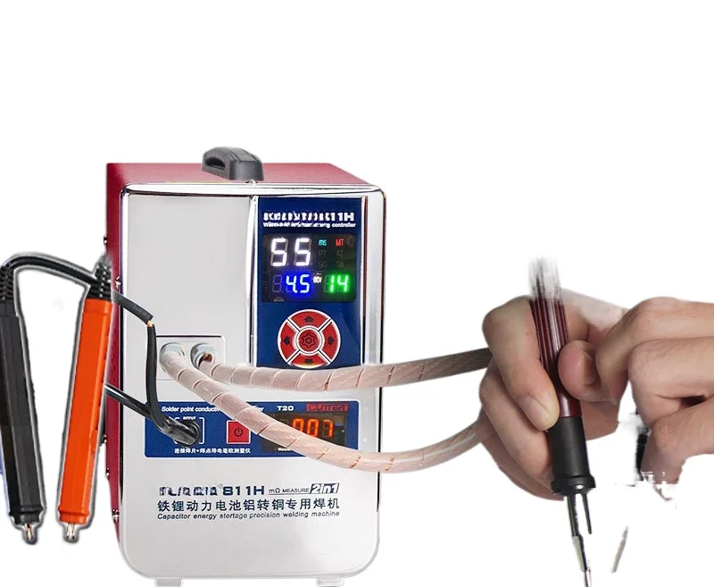 

Battery spot welding machine single unit 42KW 811H high-power detection handheld all-in-one machine