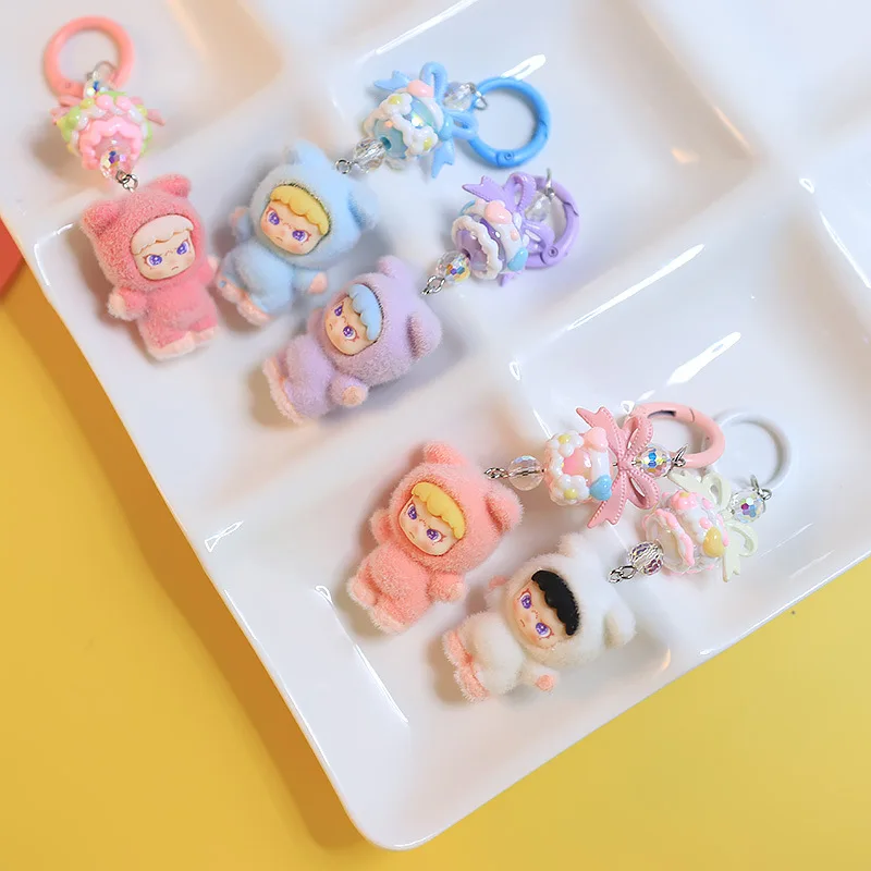 

Crybaby New keychain Kawaii 3D Baby Three-Tear-Old keychain Charm Bag Diy Pendant Bag Pendant Doll Pendant Gifts