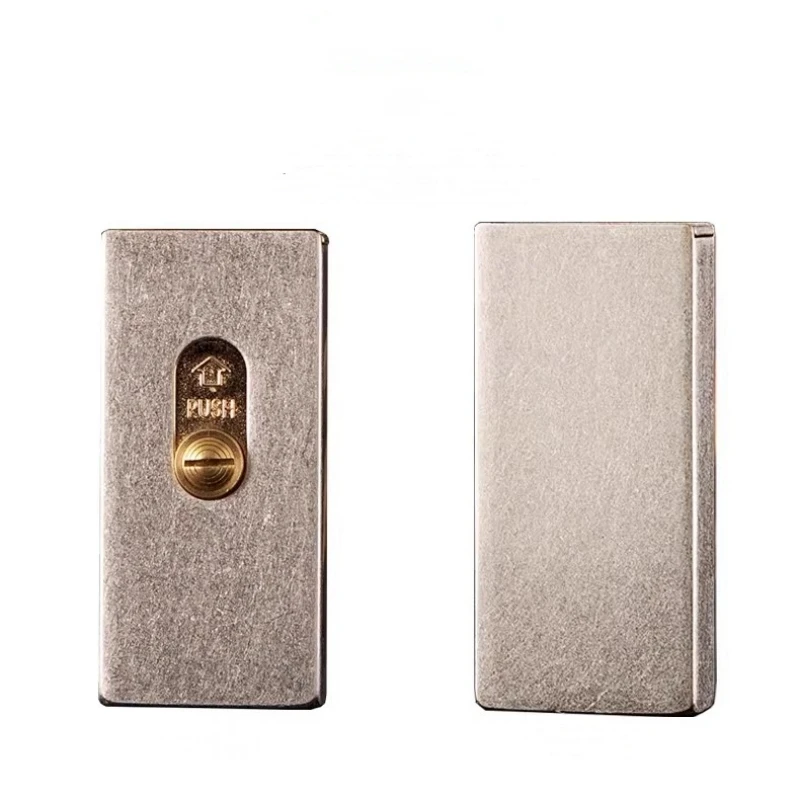 New Pure Brass Windproof Kerosene Lighter Classic Retro Originality Automatic Ejection Ignition High End Gift Lighter