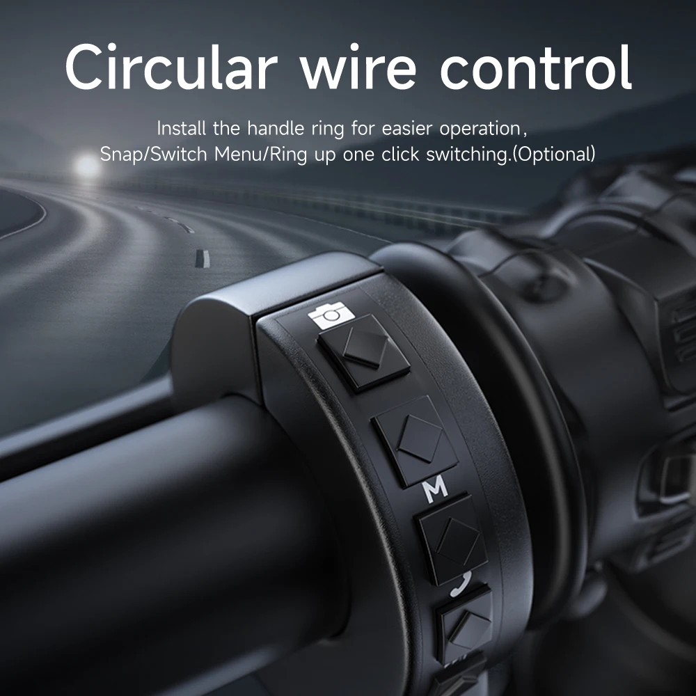 6 inch IPX8 Waterproof Motorcycle GPS Navigation Wireless Carplay Android Auto 2K DVR Drive Recorder Moto Monitor WIFI - Image 5