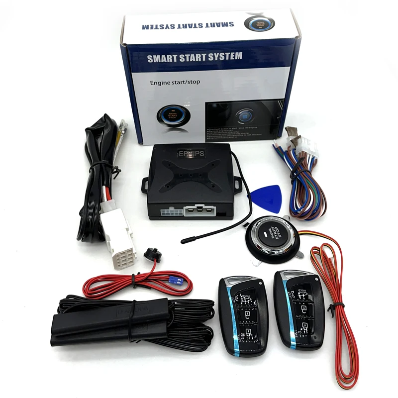 start stop keyless entry system engine start alarm system