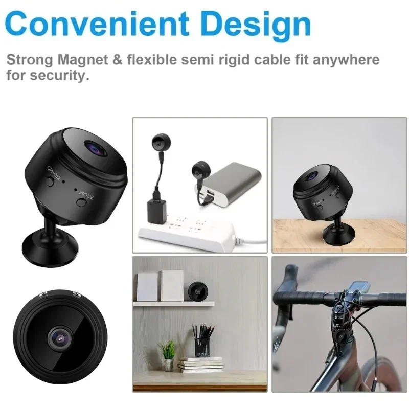 A9 WiFi Mini Camera Wireless Video Recorder Security Protection Camera Smart Home Monitoring Camera For Infants And Pets
