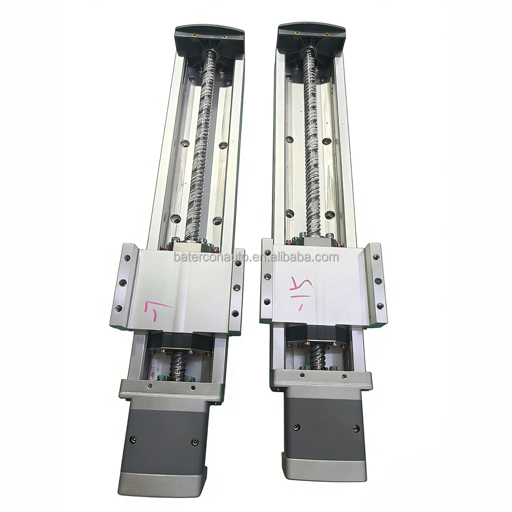 Linear Guide Rail Ball Screw Drive Custom Length  Semi-sealed High Speed Motor Bearing Aluminum Alloy Linear Motion Module