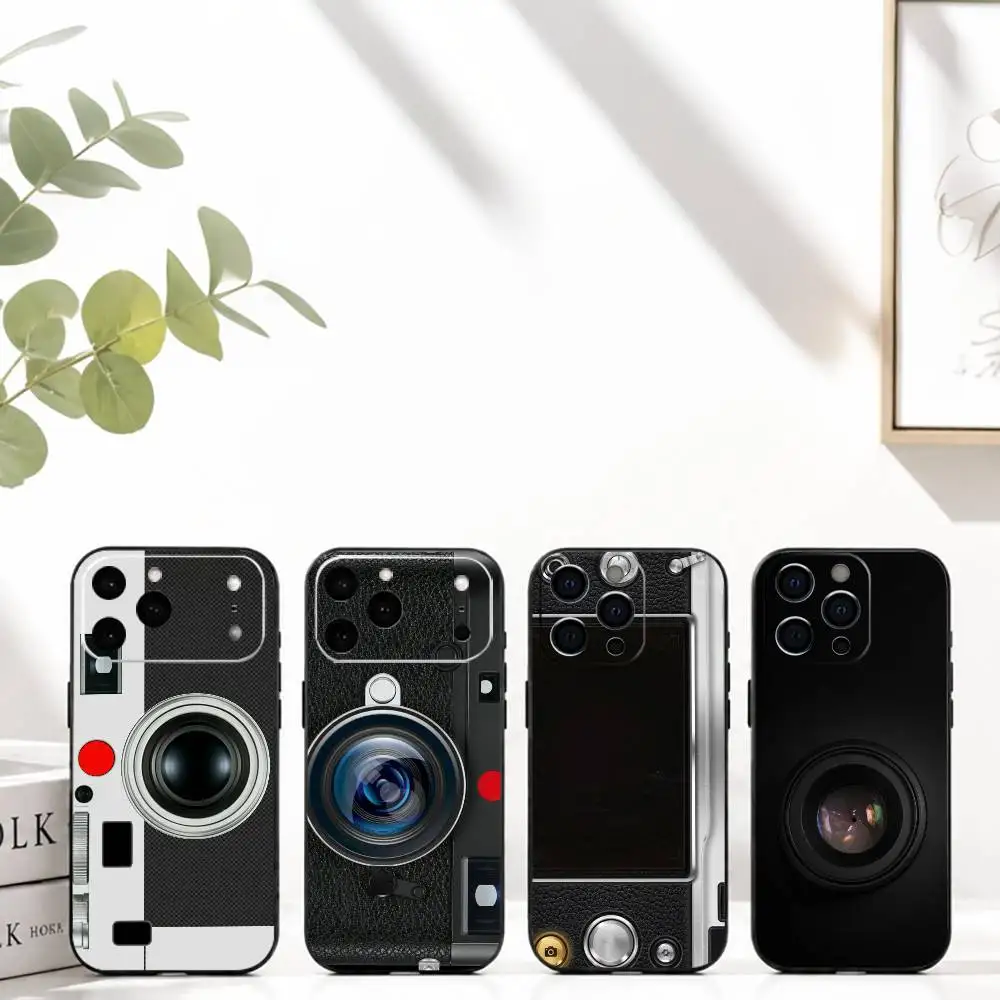 

C-Classic V-Vintage Camera Lens Phone Case Silicone Soft For IPhone 17 16 15 14 13 12 11 X XR Plus Pro Max Plus