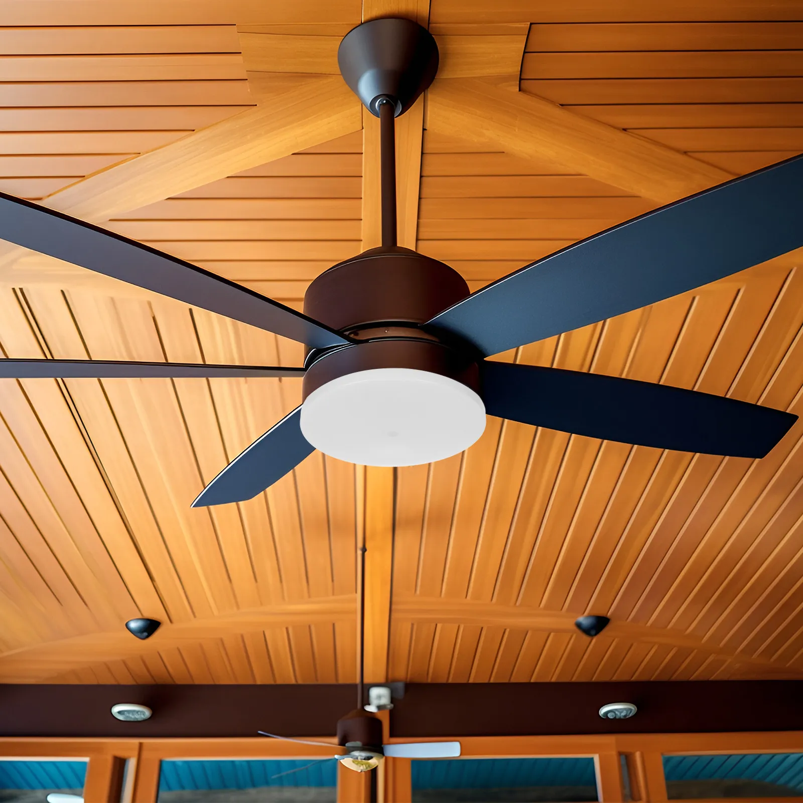 Acrylic Mushroom Ceiling Fan Lampshade Replacement – 9.5x8.9x0.6 in, Easy Install Light Globe Cover for Home & Office