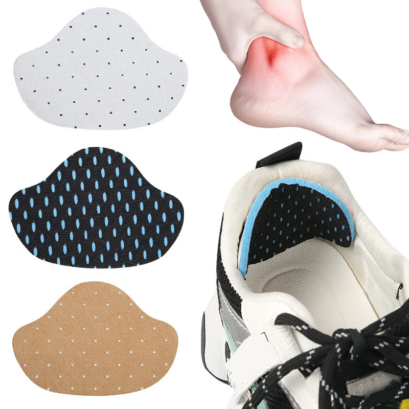 

1Pair Anti-wear Foot Care Pads Cushion Self Adhesive Heel Sticker Pain Relief Shoes Back Heel Pad Liner Grips Crash Insole Patch