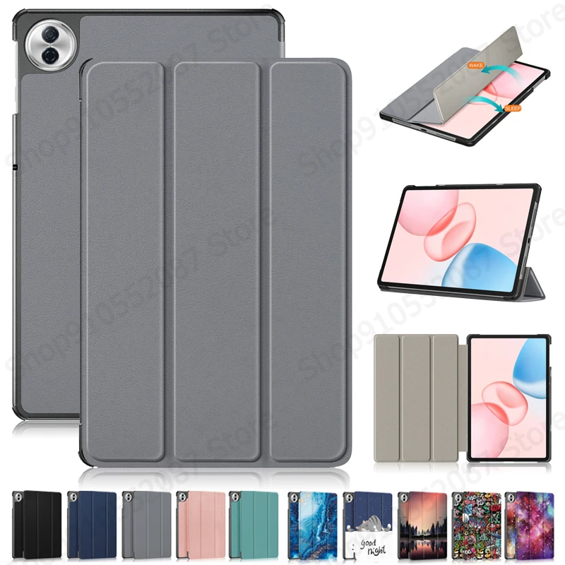 

Чехол для Honor Pad 10 12,1 дюйма 2025, тройной магнитный кожаный чехол с подставкой, жесткий смарт-чехол для Honor Pad 10, чехол HEY3-W00/W10