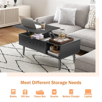 Lift Top Storage Coffee Table 5