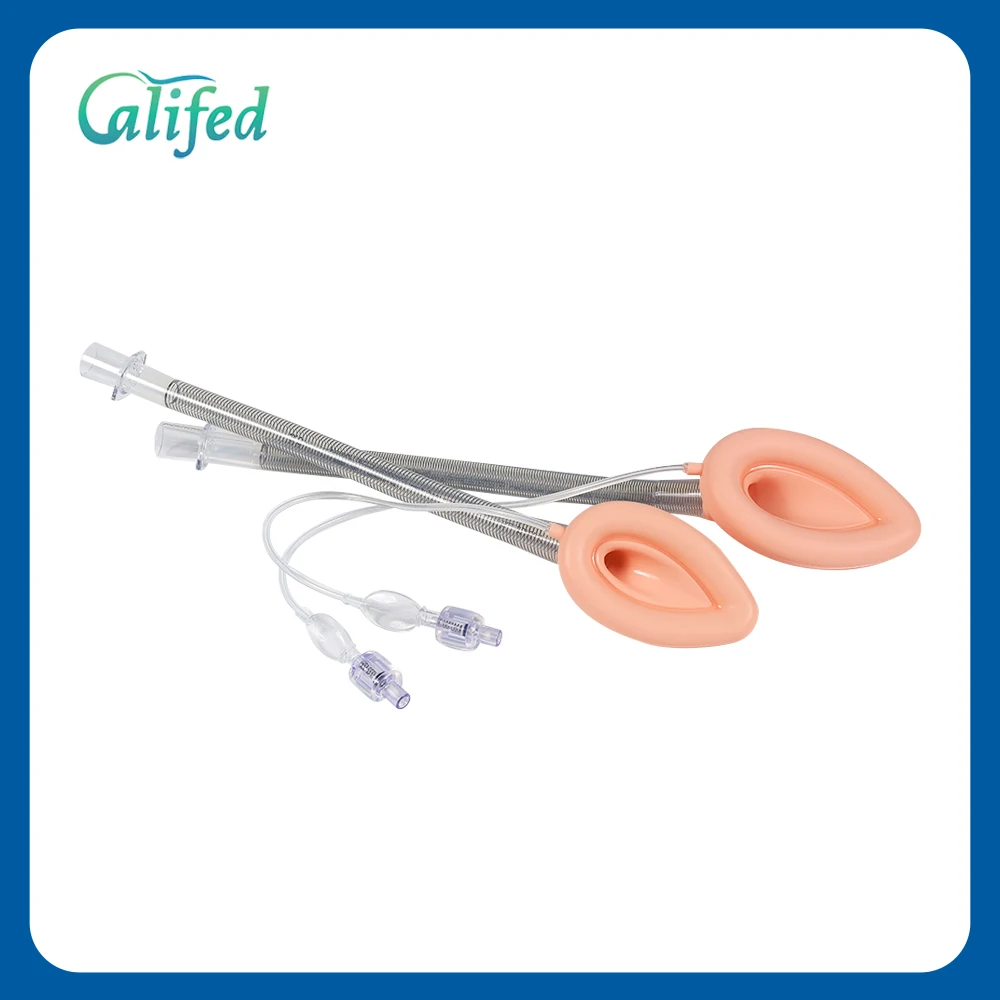 Califed Disposable Reinforced Silicone Laryngeal Mask Medical All Strengthen Airway Tube Anesthesia Breathing Botiquin 1pcs