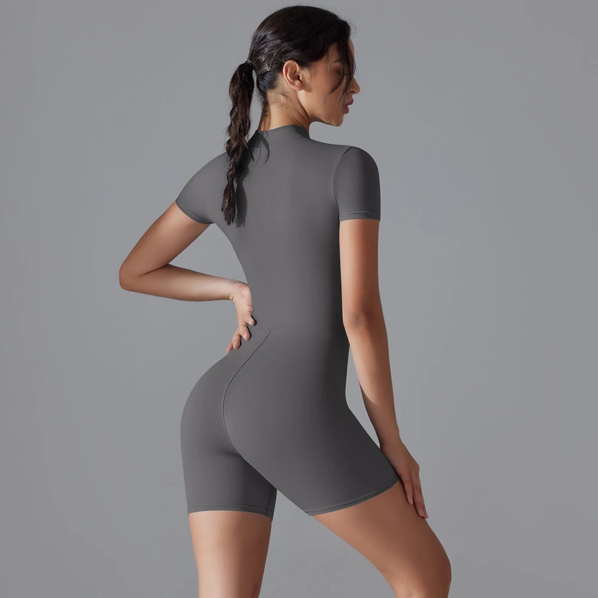 Frauen Bodys Fitness Sport Body Yoga Anzug Atmungsaktiv Schnell Trocknend Sport Yoga Kleidung frauen Gym Push Up Workout – Detail 13