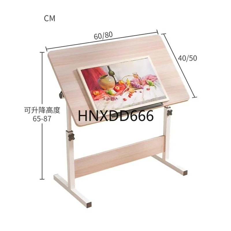 

Liftable Drawing Table Simple Drawing Board Table Art Students Special Sketching Studio Training Mobile Foldable Furniture