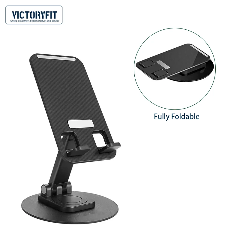 Mobile Phone Stand Adjustable Angle Height Desk Phone Dock Holder Forldable Stand Compatible with iPhone 15 14 13 Pro Smartphone