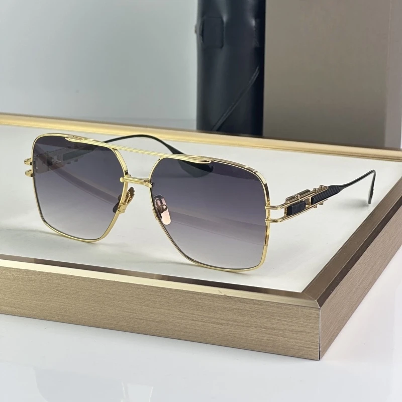 

DTS159 Alloy Male Men Women Sunglasses Travel Street Double Bridge Pilot Outdoor Business Alloy Eyewear Fashion Trend