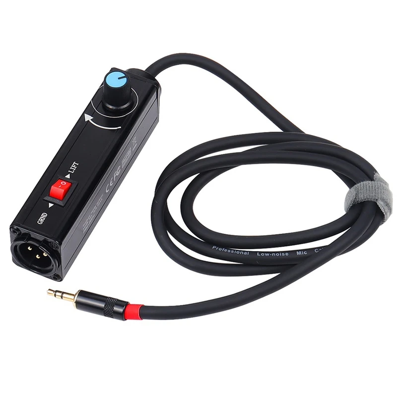 3.5 to XLR Audio Isolator Converter Notebook to Mixer Control Volume Noise Reduction 3.5 to Balance-BCBW