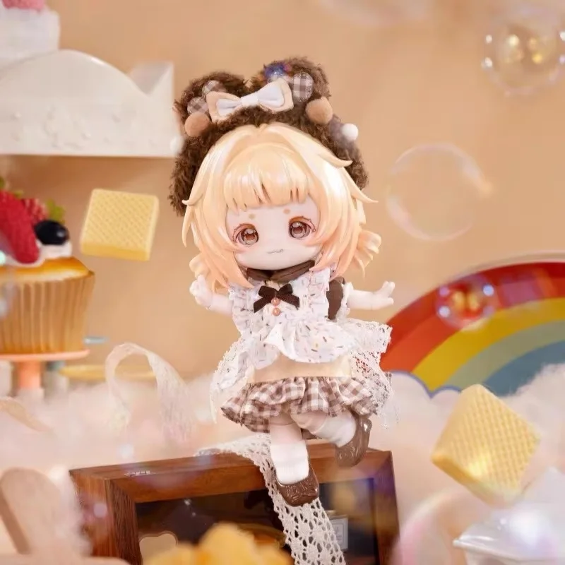 

Подлинная серия Come4free Milk Cake Dream Puff, слепая коробка Kawaii Bjd, мобильная кукла, 12 очков, украшение для рабочего стола, модная коллекционная игрушка
