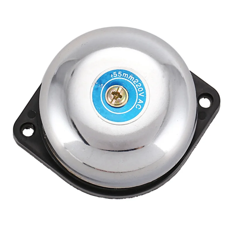 A44T 3Pcs 55Mm Diameter Fire Alarm Electric Gong Bell AC 220V