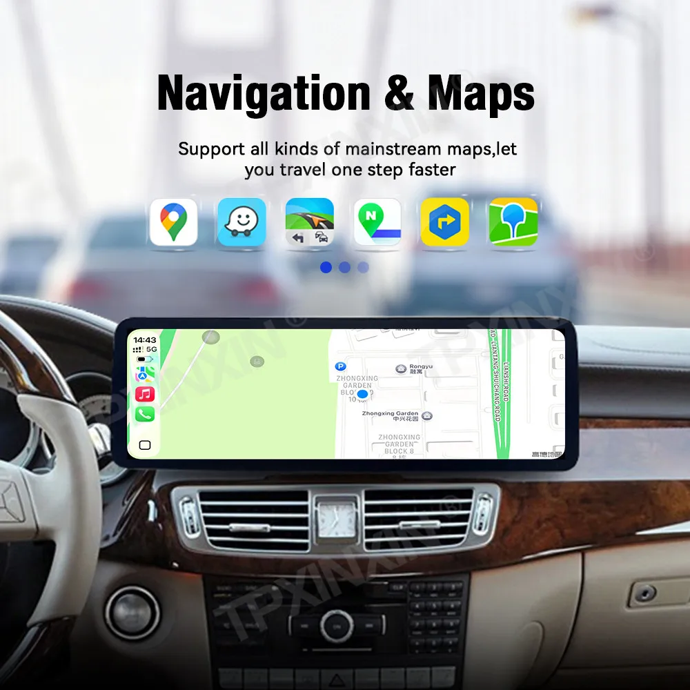 Linux 14.9" Screen For Mercedes Benz CLS 2010-2011 Car Radio Multimedia Player Navigation GPS Stereo Android Auto Carplay view 5