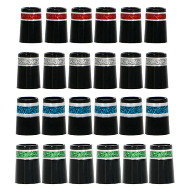 ABYB 10 Pcs Golf Sleeve Ferrule for Golf Irons Tip Size 0.370 Plastic Golf Ferrules Club Shafts Accessories,Silver